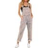 imageGRAPENT Overalls for Women Loose Fit Jean Denim Bib Jumpsuit Stretch Overall PantsVintage Pink