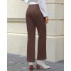 imageGRAPENT Jeans for Women Fleece Lined Pants High Waisted Stretchy Denim Straight Leg Baggy Jeans Sherpa Warm Winter ClothesPecan Brown
