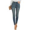 imageGRAPENT Skinny Jeans for Women High Waist Stretchy Classic High Rise Slimming Jeggings Denim Trousers PantsVintage Stargaze Blue