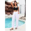 imageGRAPENT Bikini Tops for Women Cropped Tankini Tops Beach Padded Color Block Cutout Adjustable Bathing Suit Swim Top OnlyBlack