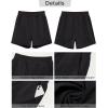 imageGRAPENT Hiking Shorts for Women High Waisted Pull On Athletic Casual Summer Lightweight Cooling Sport Shorts with PocketBlack