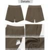 imageGRAPENT Hiking Shorts for Women High Waisted Pull On Athletic Casual Summer Lightweight Cooling Sport Shorts with PocketDark Olive