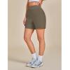 imageGRAPENT Hiking Shorts for Women High Waisted Pull On Athletic Casual Summer Lightweight Cooling Sport Shorts with PocketDark Olive