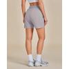 imageGRAPENT Hiking Shorts for Women High Waisted Pull On Athletic Casual Summer Lightweight Cooling Sport Shorts with PocketFrost Gray