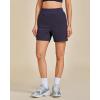 imageGRAPENT Hiking Shorts for Women High Waisted Pull On Athletic Casual Summer Lightweight Cooling Sport Shorts with PocketNavy Blue