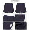 imageGRAPENT Hiking Shorts for Women High Waisted Pull On Athletic Casual Summer Lightweight Cooling Sport Shorts with PocketNavy Blue