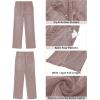 imageGRAPENT Jeans for Women High Waisted Straight Leg Jeans Stretchy Trendy Wide Leg Denim Pants Jean Trousers Patch PocketsPecan Brown