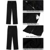 imageGRAPENT Jeans for Women High Waisted Straight Leg Jeans Stretchy Trendy Wide Leg Denim Pants Jean Trousers Patch PocketsTrue Black