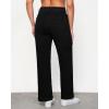 imageGRAPENT Jeans for Women High Waisted Straight Leg Jeans Stretchy Trendy Wide Leg Denim Pants Jean Trousers Patch PocketsTrue Black