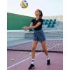 imageGRAPENT Sweat Shorts for Women Trendy High Waisted Athletic Pull On Elastic Waist Casual Summer Lounge Cotton ShortsBlue Sapphire