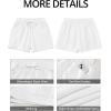 imageGRAPENT Sweat Shorts for Women Trendy High Waisted Athletic Pull On Elastic Waist Casual Summer Lounge Cotton ShortsCream White