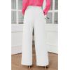 imageGRAPENT Wide Leg Pants for Women Work Business Casual High Waisted Dressy Pants Flowy Trousers OfficeOffwhite