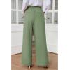 imageGRAPENT Wide Leg Pants for Women Work Business Casual High Waisted Dressy Pants Flowy Trousers OfficeSage Green