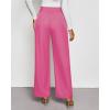 imageGRAPENT Wide Leg Pants Woman Trendy High Waisted Dress Pants Business Causal Pleated Elastic Waist Work Trousers Pants