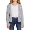 imageGRAPENT Open Front Long Sleeve Cardigan Pockets Sweater Outwear 413