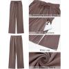 imageGRAPENT Womens Pants High Waisted Lounge Wide Leg Pull On Casual Drawstring Pj Bottoms Baggy Pajama Pants Loungewear