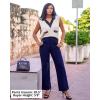 imageGRAPENT Corduroy Pants Women High Waisted Wide Leg Trendy Patch Pocket Fall Winter Dressy Casual Elastic Waist TrousersNavy Blue
