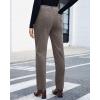imageGRAPENT Corduroy Pants for Women High Wasited Straight Leg Elastic Waist Stretchy Casual Work Pants Fall Winter TrousersDark Gray
