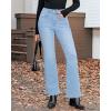 imageGRAPENT Flare Jeans for Women High Waisted Trendy Wide Leg Embellished Rhinestone Sparkly Concert Stretchy Denim PantsLakeside Blue