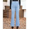 imageGRAPENT Flare Jeans for Women High Waisted Trendy Wide Leg Embellished Rhinestone Sparkly Concert Stretchy Denim PantsLakeside Blue