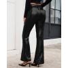 imageGRAPENT Sequin Pants for Women Flare High Waisted Pull On Elastic Waist Party Club Night Out Dance Stretch Sparkly PantsBlack