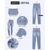 imageGRAPENT Skinny Jeans for Women High Waisted Trendy Pull On Elastic Waist Slim Jeggings Stretch Denim Pants Trouser JeansLakeside Blue