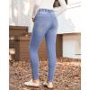 imageGRAPENT Skinny Jeans for Women High Waisted Trendy Pull On Elastic Waist Slim Jeggings Stretch Denim Pants Trouser JeansLakeside Blue