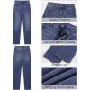 imageGRAPENT Straight Leg Jeans for Women Trendy High Waisted Classic Stretchy Denim Pants Casual Trouser Jeans with PocketsTimeless Blue