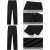 imageGRAPENT Straight Leg Jeans for Women Trendy High Waisted Classic Stretchy Denim Pants Casual Trouser Jeans with PocketsWashed Black