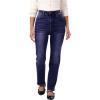 imageGRAPENT Straight Leg Jeans for Women Trendy High Waisted Classic Stretchy Denim Pants Casual Trouser Jeans with PocketsDarkness Blue
