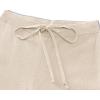 imageGRAPENT Womens Ribbed Knit Flowy Winter Pants Elastic Waist Tie Front Wide Leg Sweater Pants
