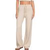 imageGRAPENT Womens Ribbed Knit Flowy Winter Pants Elastic Waist Tie Front Wide Leg Sweater Pants