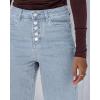 imageGRAPENT Wide Leg Jeans for Women High Waisted Trendy Button Fly Stretchy Denim Pants Vintage Straight Leg Trouser JeansLennox Blue