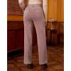 imageGRAPENT Wide Leg Jeans for Women High Waisted Trendy Button Fly Stretchy Denim Pants Vintage Straight Leg Trouser JeansPecan Brown