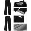 imageGRAPENT Jeans for Women Fleece Lined Pants High Waisted Stretchy Denim Straight Leg Baggy Jeans Sherpa Warm Winter Clothes