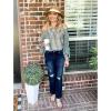 imageGRAPENT Jeans for Women High Waisted Distressed Straight Leg Ripped Jeans Stretchy Denim Pants Western Outfit 90s