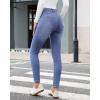 imageGRAPENT Fleece Lined Jeans for Women High Waisted Skinny Welt Pocket Winter Stretchy Denim Pants Warm Thermal JeggingsPowder Blue