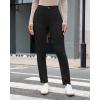 imageGRAPENT Fleece Lined Jeans for Women Trendy High Waisted Skinny Winter Stretchy Denim Pants Ankle Warm Thermal JeggingsBlack