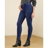 imageGRAPENT Fleece Lined Jeans for Women Trendy High Waisted Skinny Winter Stretchy Denim Pants Ankle Warm Thermal JeggingsIndigo Skyblue