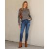 imageGRAPENT Fleece Lined Jeans for Women Trendy High Waisted Skinny Winter Stretchy Denim Pants Ankle Warm Thermal JeggingsPowder Blue