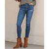 imageGRAPENT Fleece Lined Jeans for Women Trendy High Waisted Skinny Winter Stretchy Denim Pants Ankle Warm Thermal JeggingsPowder Blue