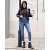 imageGRAPENT Fleece Lined Jeans for Women Trendy High Waisted Skinny Winter Stretchy Denim Pants Ankle Warm Thermal JeggingsPowder Blue