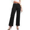 imageGRAPENT Wide Leg Jeans Woman Trendy High Waisted Patch Pocket Stretchy Denim Pants Vintage Casual Trouser JeansWashed Black