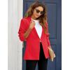 imageGRAPENT Womens Open Front Business Casual Pockets Work Office Blazer Jacket Suit