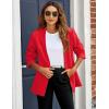 imageGRAPENT Womens Open Front Business Casual Pockets Work Office Blazer Jacket Suit