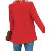 imageGRAPENT Womens Open Front Business Casual Pockets Work Office Blazer Jacket Suit