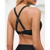 imageGRAPENT Bikini Top for Women Ruched O Ring Padded Adjustable Straps Bathing Suits Swim Tops Only Beach Vacation ClothesBlack