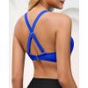 imageGRAPENT Bikini Top for Women Ruched O Ring Padded Adjustable Straps Bathing Suits Swim Tops Only Beach Vacation ClothesRoyal Blue