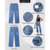 image:imageGRAPENT Cropped Jeans for Women High Waisted Straight Leg Embellished Rhinestone Concert Party Night Out Sparkly JeansClassic Blue