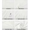 image:imageGRAPENT Linen Dresses for Women Casual Summer Babydoll Button Down Short Sleeve V Neck Above Knee Dress with PocketsWhite